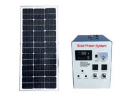 Black 12a 2000w Home Solar Power Systems Monocrystalline Silicon 500 Hrs For Camping