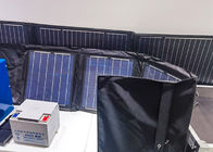 Mobile Folding Solar Energy PV System 100W 150W Black Panels 65A 100A Battery