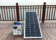 Blue 5kw Hybrid Solar Generator System 100h 240h Lithium Battery