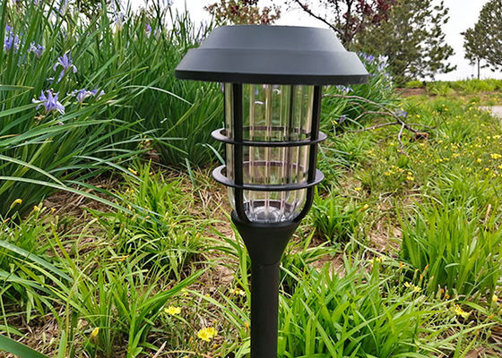 Black Solar Lawn Lights 8H Waterproof Outdoor Garden Landscape Lights 2V 400mAh