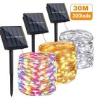 8 Modes Copper Wire 3500k 200 Led Solar Fairy Lights