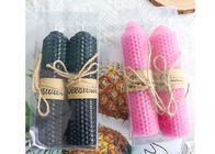 Diy Multi Colors Pillar Hand Rolled Beeswax Taper Candles For Spell