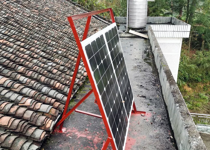 12V DC Off Grid Solar Power System Polycrystalline Silicon 200AH For Mobile / PC Charging