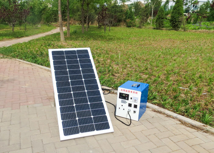 Domestic Mini Hybrid 2000w Photovoltaic Solar Power Systems With Battery 100MAH 8Hrs