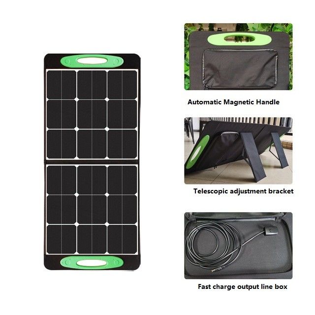 60watt Folding Solar Panels Charging Outdoor Storage Portable