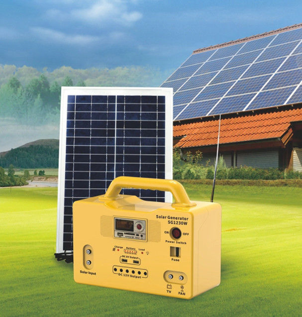 20w Mini Solar Power System For Home Outdoor With Led Lighting Fm