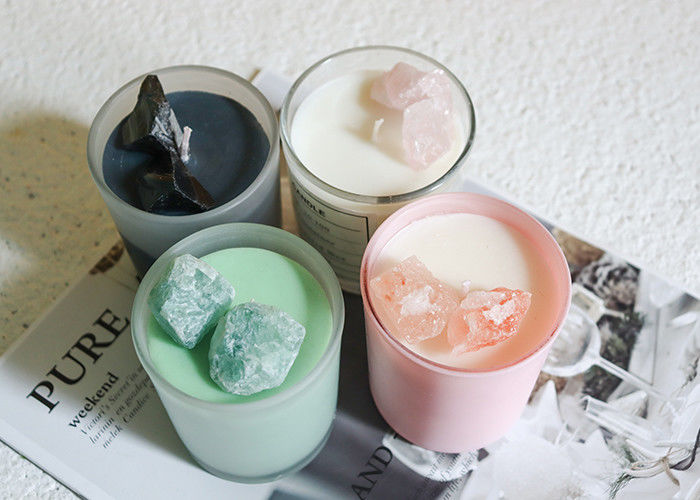 Natural Crystal Scented Soy Wax Aromatherapy Candles Wedding Decoration
